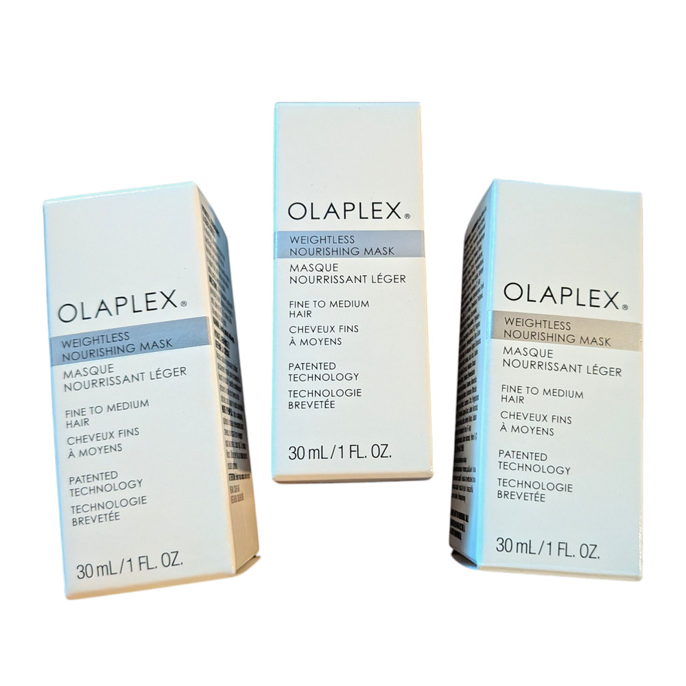 3-PACK OLAPLEX Weightless Nourishing Mask for Fine to Medium Hair 30ml each **T